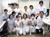吉備高原医療リハビリテーションセンター　看護部　1病棟職員の集合写真
