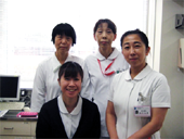 吉備高原医療リハビリテーションセンター　看護部　外来・手術棟職員の集合写真